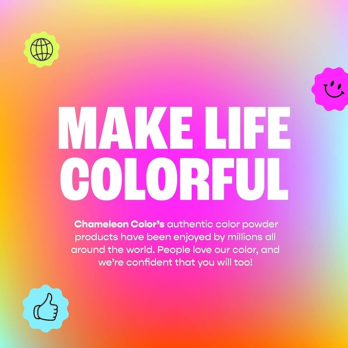 Chameleon Colors Pink Gender Reveal Powder - Blackout Kit - Two 1 lb Bags - Vibrant Pink Color - Powder for Baby Girl Gender Reveal - Color Not Visible Through Bag - Easy Cleanup - Non-Toxic