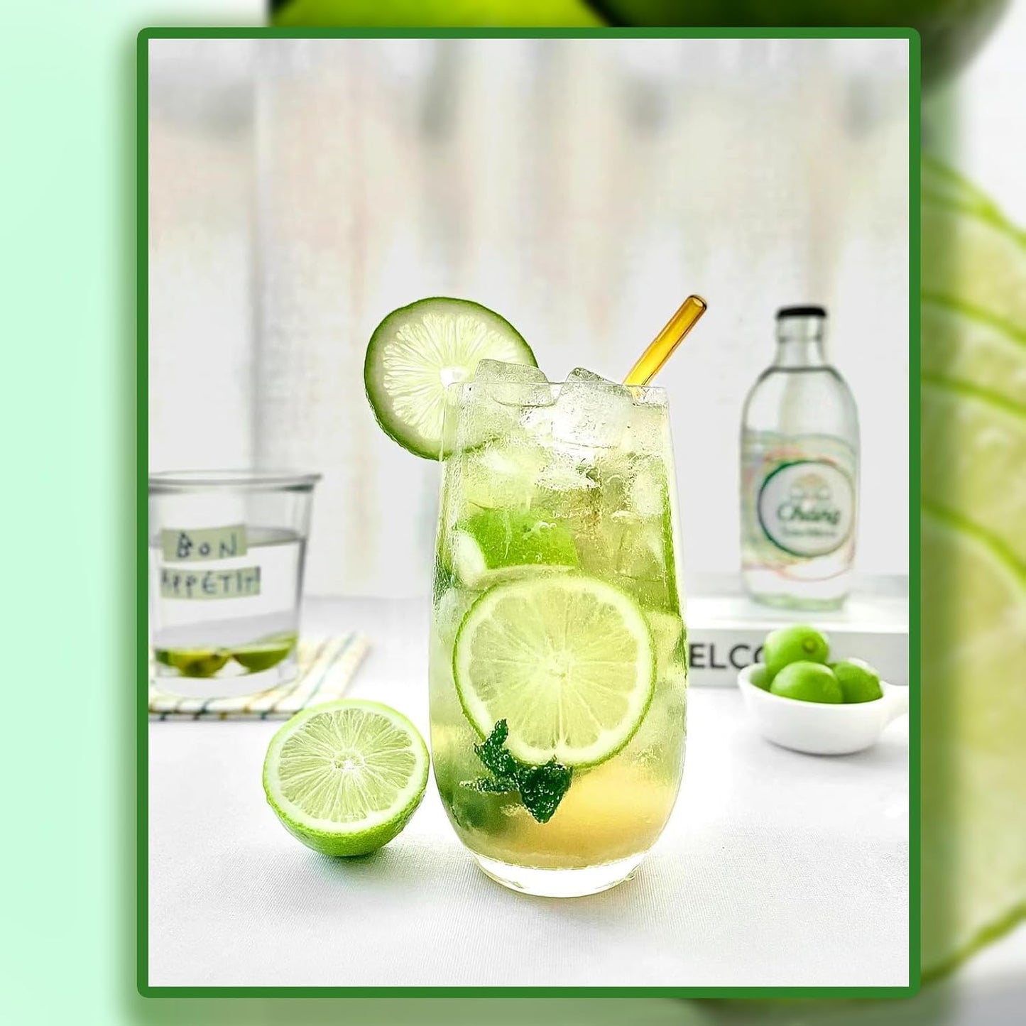 TXDYNLLK Dried Lime Slices 8.82OZ(250g) Premium Dehydrated Limes No Sugar for Crafts Cake Decoration Cocktail Fruit Tea drinks Garnish Table Scatters Candle