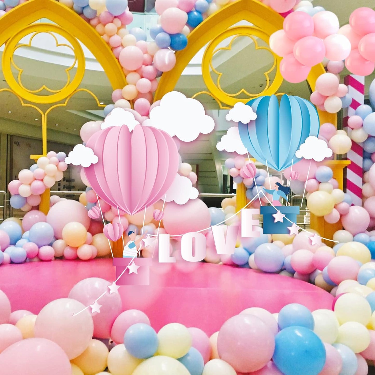KAWKALSH Pink Balloon Arch Kit 111Pcs 18 12 5 Inch Latex Party Balloons Garland for Birthday Baby Shower Wedding Engagement Anniversary Christmas Party Decorations