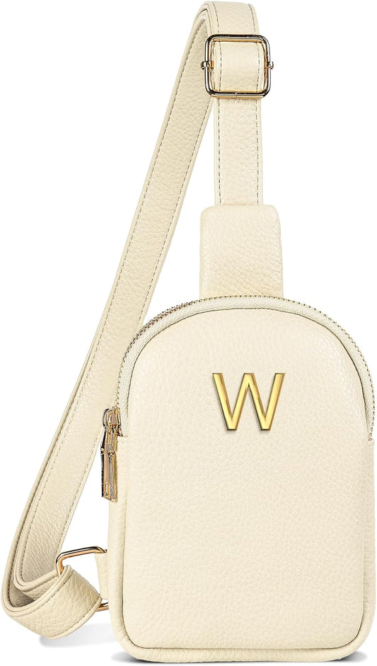 Gifts for College Girl, Initial Lightweight Crossbody Phone Purse for Teen Girls, Mini Shoulder Bag, Birthday Gifts for Women Girls Daughter Granddaughter, Cute Trendy Preppy Stuff for Friend