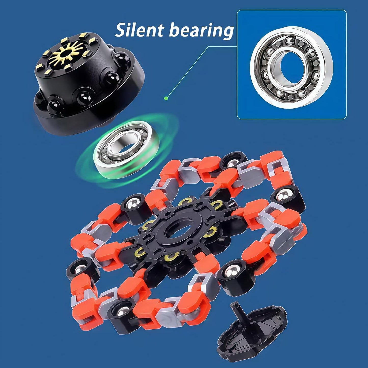 12pcs Transformable Fidget Spinners Children's Advanced Fidget Toys for Stress Relief Ideal Fidget Spinners for Sensory Toys for Boys and Girls with Autism，Party Favors