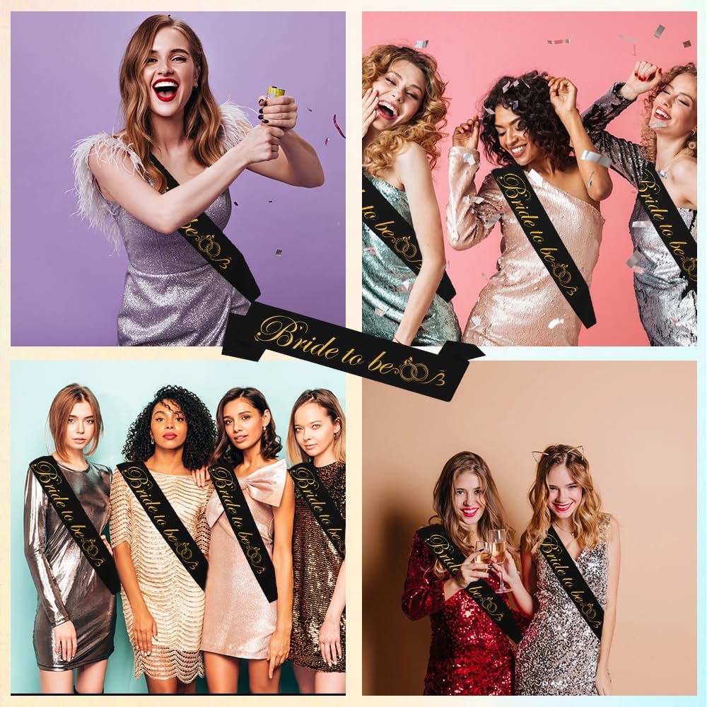 Bride to Be Sash - Bachelorette Party Sash for Wedding & Engagement Celebrations