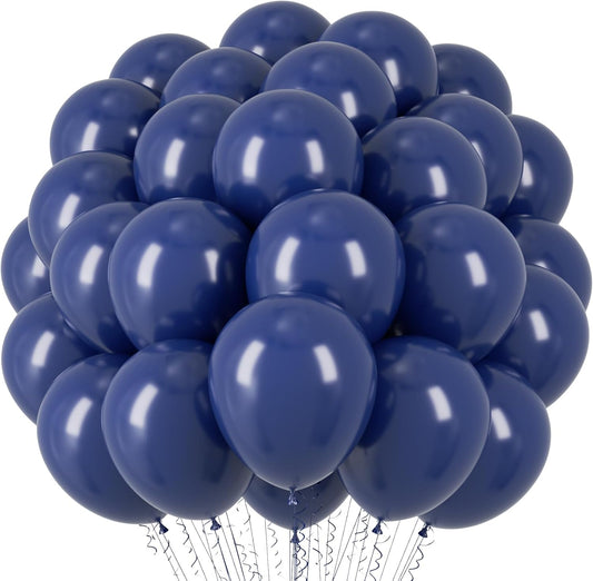 Navy Blue Balloons, 66pack 12inch Dark Blue Latex Party Balloons for Graduation, Wedding, Birthday, Baby Shower, Gender Reveal, Anniversary Party Decorations