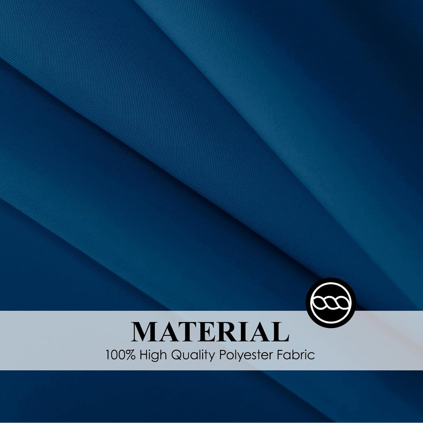 Rectangle Tablecloths 90x132 Inch 2 Pack Navy Blue Tablecloth Washable Decorative Linen Polyester Table Cloths for Dining Table Banquets Buffet Parties and Wedding