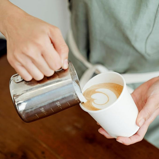 500 Count 12 oz Disposable Paper Coffee Cups, White Hot Paper Cups for Cafes, Bistros, Parties, and Events