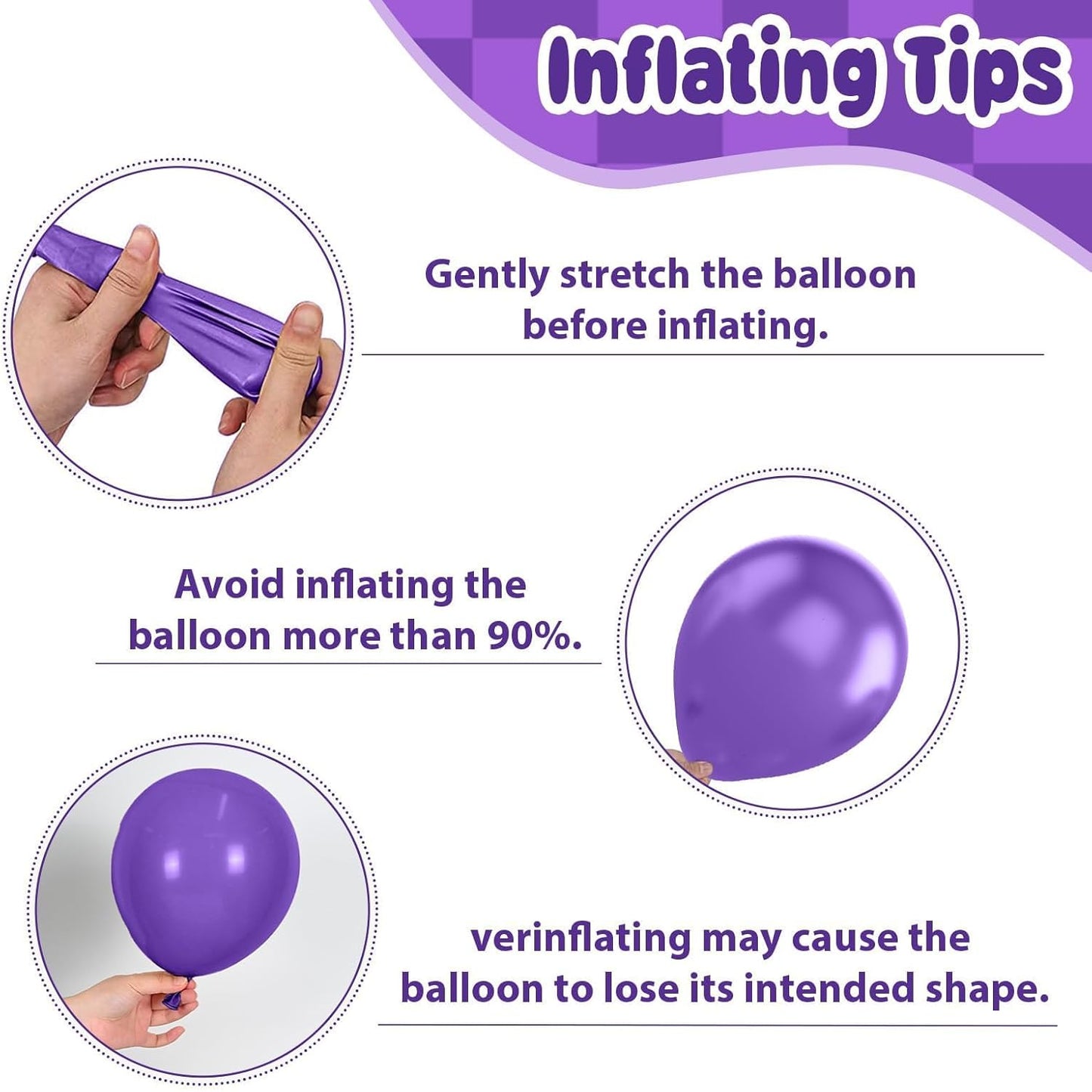 Paready Purple Green Balloons Set, 60Pcs Party Balloons, 12 Inch Fruit Green Metallic Light Purple Teal blue Latex Balloon for Birthday Baby Shower Birthday Party Supply
