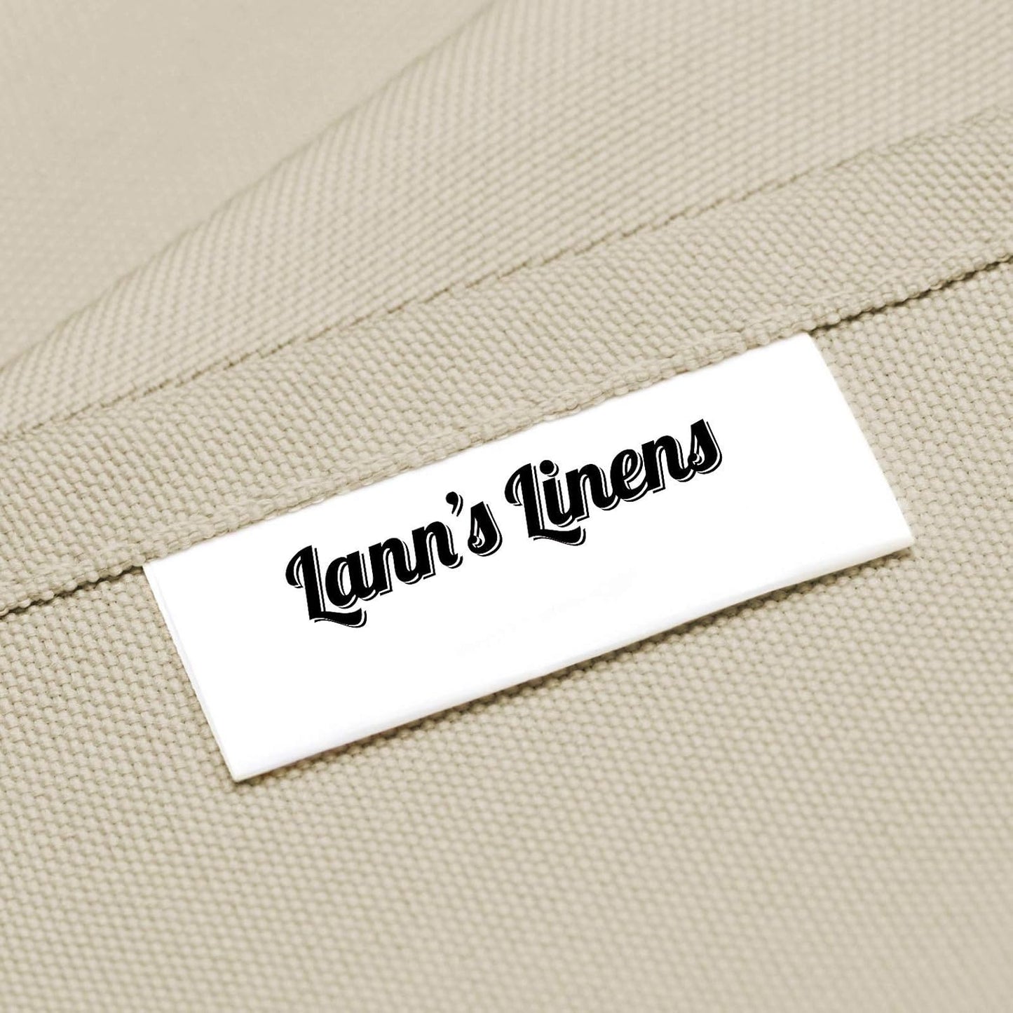 Lann's Linens - 60" x 126" Premium Tablecloth for Wedding/Banquet/Restaurant - Rectangular Polyester Fabric Table Cloth - Beige