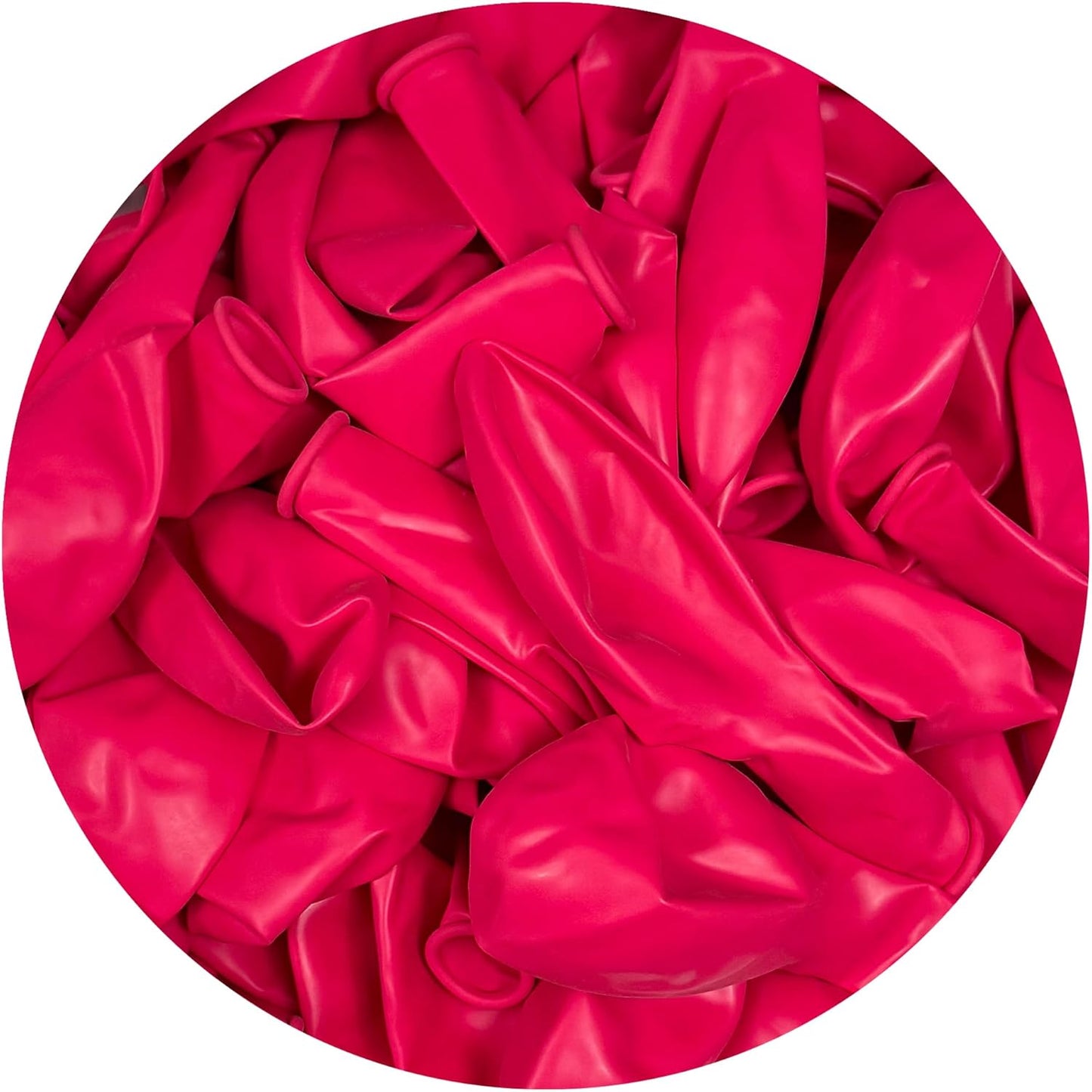Fuchsia Balloons 100 Pack, 12 Inch Hot Pink Latex Balloons For Birthdays, Weddings, Baby Showers, Holidays