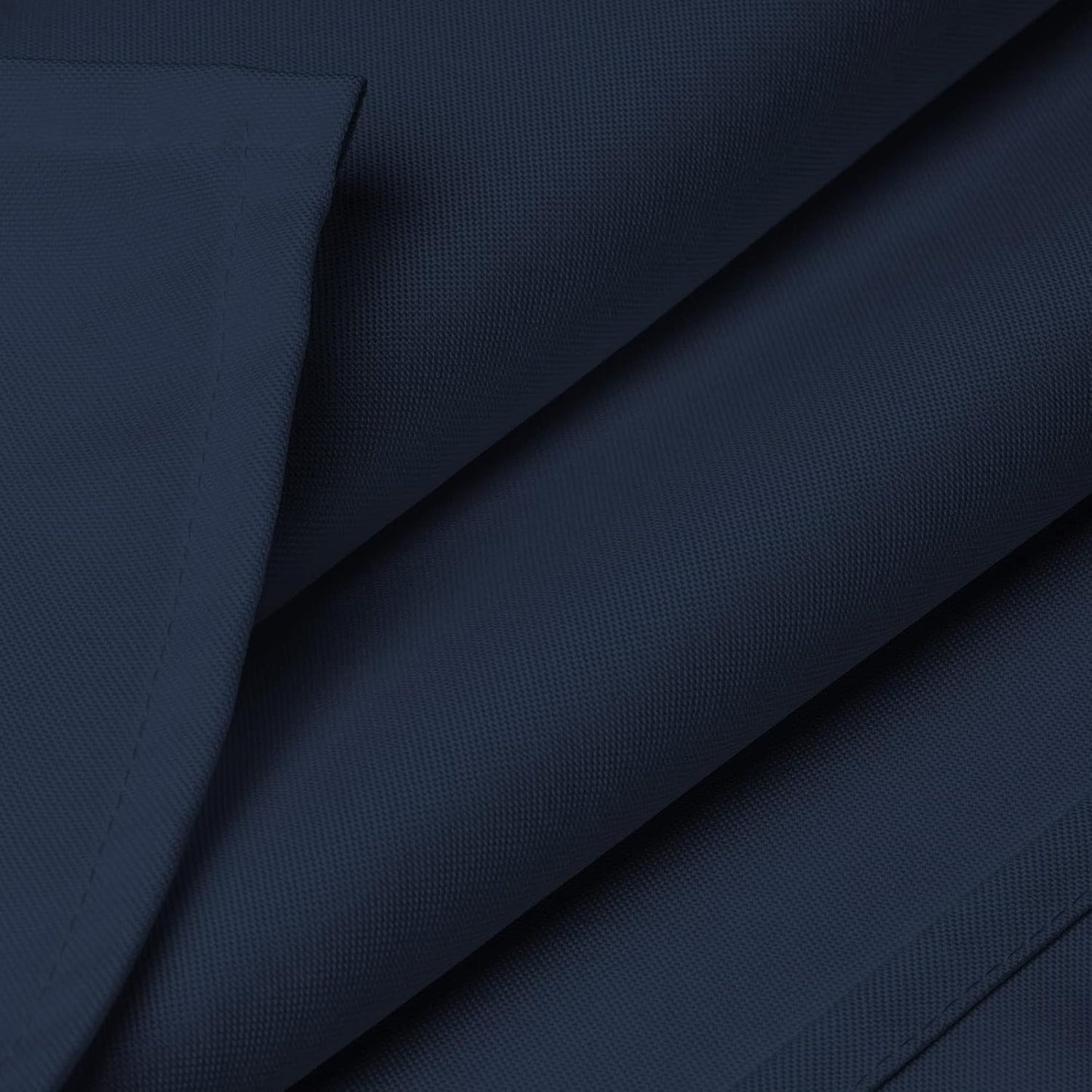 Lann's Linens - 90" x 156" Premium Tablecloth for Wedding/Banquet/Restaurant - Rectangular Polyester Fabric Table Cloth - Navy Blue