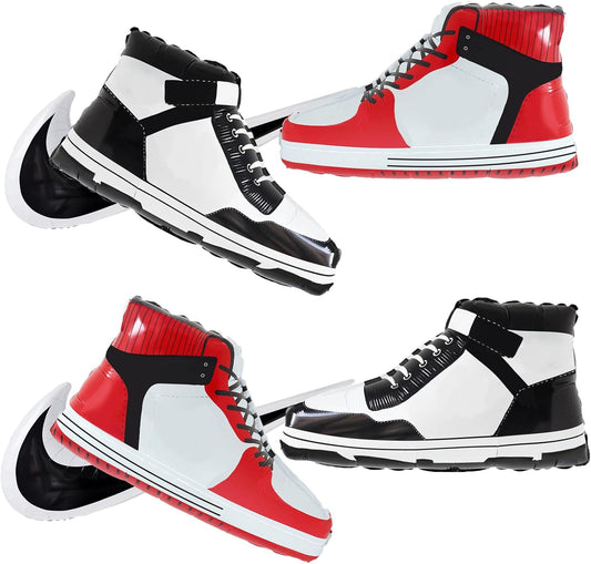 6 Pcs Basketball Shoes Sneaker Balloons/Sports theme party decorations/Boys Men Game Birthday supplies/Sports Theme Balloons