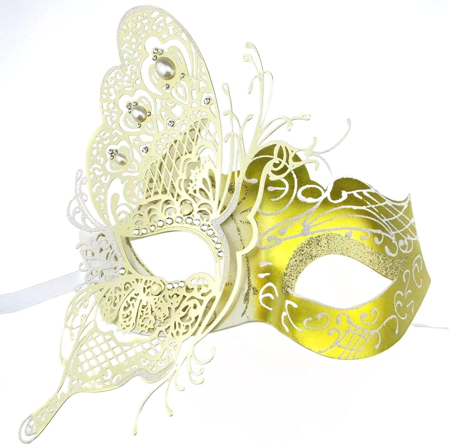 Mysterious Venetian Butterfly Lady Masquerade Halloween Party Mask Evening Prom Ball Mask Bar Costumes Accessory