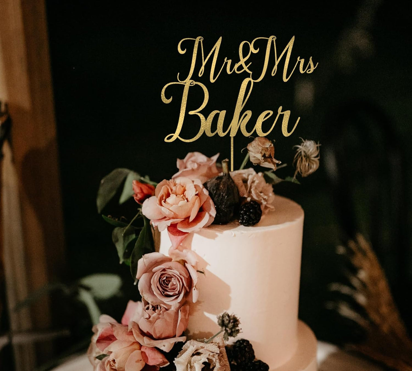 Wedding Cake Toppers, Wedding Cake Toppers Bride and Groom, Custom Cake Topper, Customize Your Own Anniversary Mr and Mrs Cake Topper