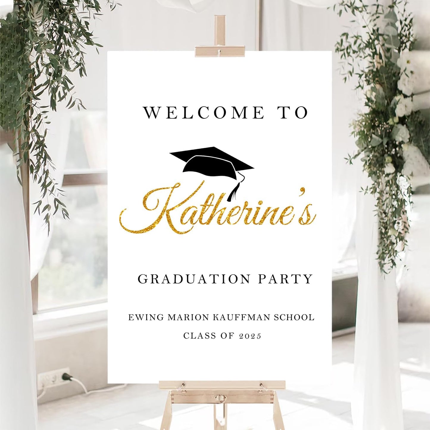Graduation Sign, Graduation Yard Signs, Graduation Decor 2025, Welcome Congratulations Celebration, High School College Graduation 2025, Graduation Party Decorations