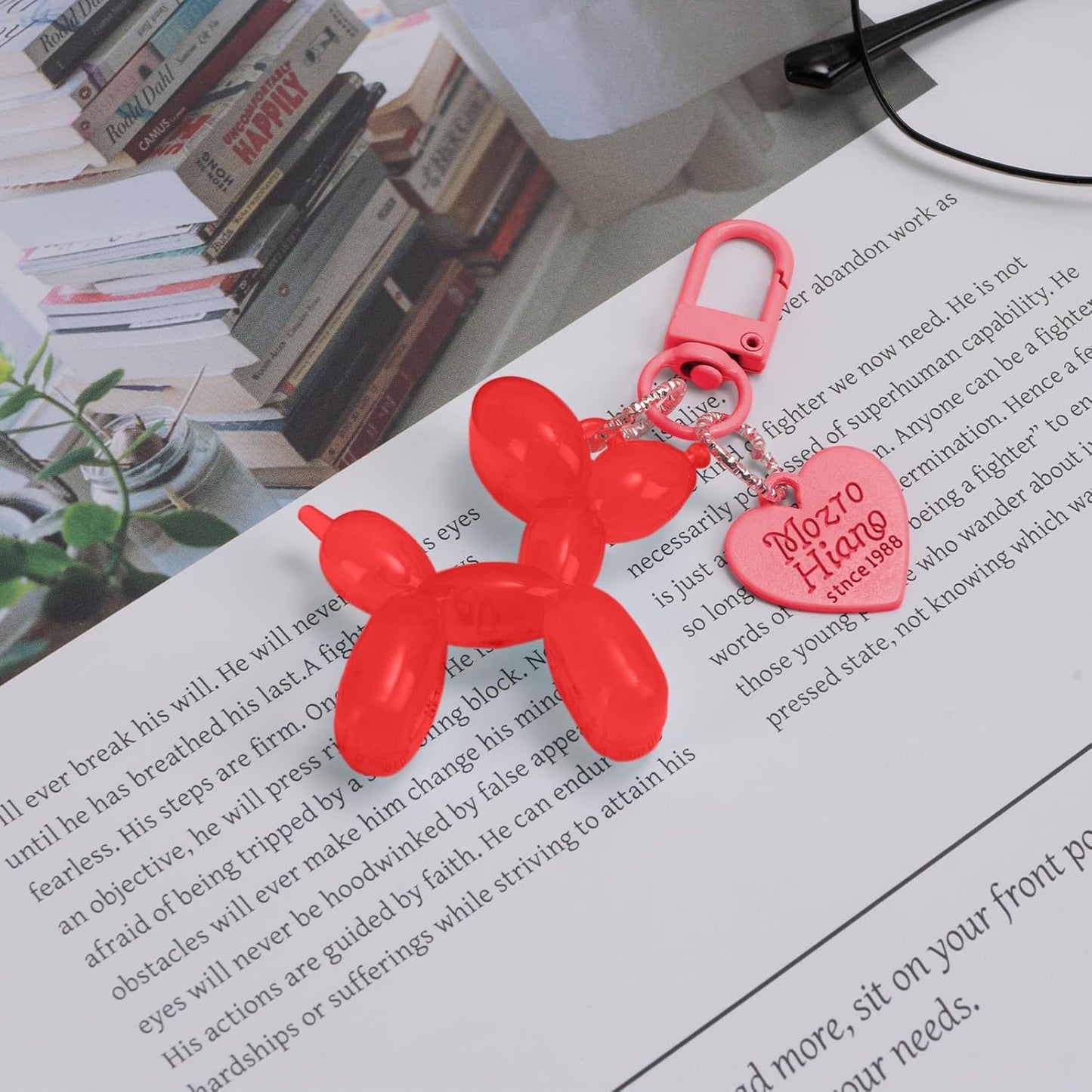 Balloon Dog Keychain Cute Bag Charm Handbag Purse Key Accessories