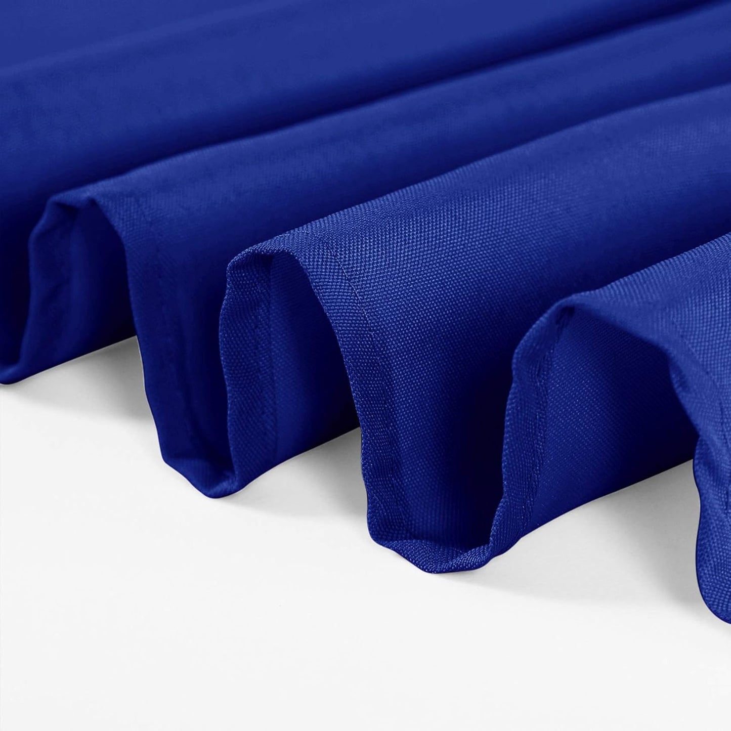 90 inch Round Tablecloth Washable Polyester Table Cloth Decorative Table Cover for Wedding Party Dining Banquet（90 inch,Royal Blue）