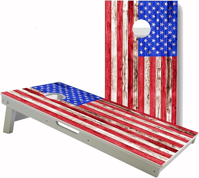 World Series of Cornhole All-Weather Cornhole Boards – Regulation 2x4 PVC Outdoor Cornhole Game Set for Backyard, Beach, Tailgate & Family Fun – Durable, Rust-Free, Tournament-Grade Boards