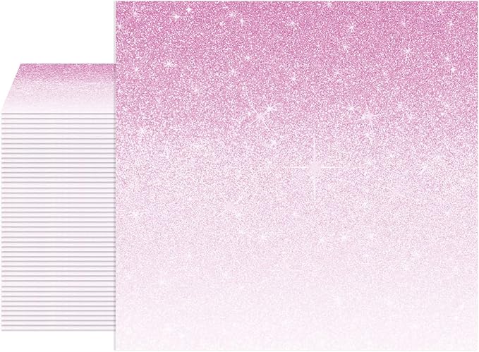 40PCS Ombre Pink Party Decorations Pink Beverage Napkins Gradient Roseate Napkins Disposable Paper Large Pastel Roseate Cocktail Napkins for Kids Women Birthday Party Supplies