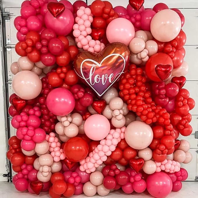 Red Balloons 12 inch, Red Latex Balloons 50pcs Party Balloons for Baby Shower Wedding Valentines Christmas Birthday Party Decorations
