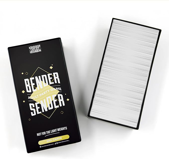 Bender Sender Adult Party Game – Party Card Game for Adults 21+ | 500+ Bold Challenges & Icebreakers | Game Night for Groups & Friends