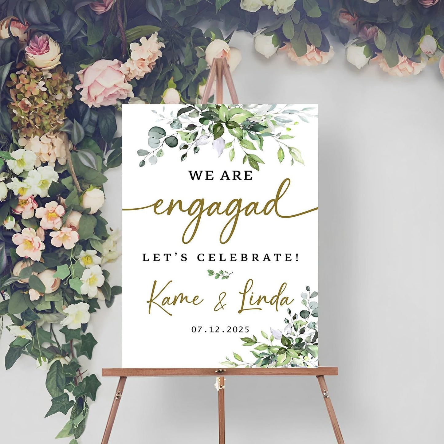 Engaged Decorations - Engagement Welcome Signs For Party