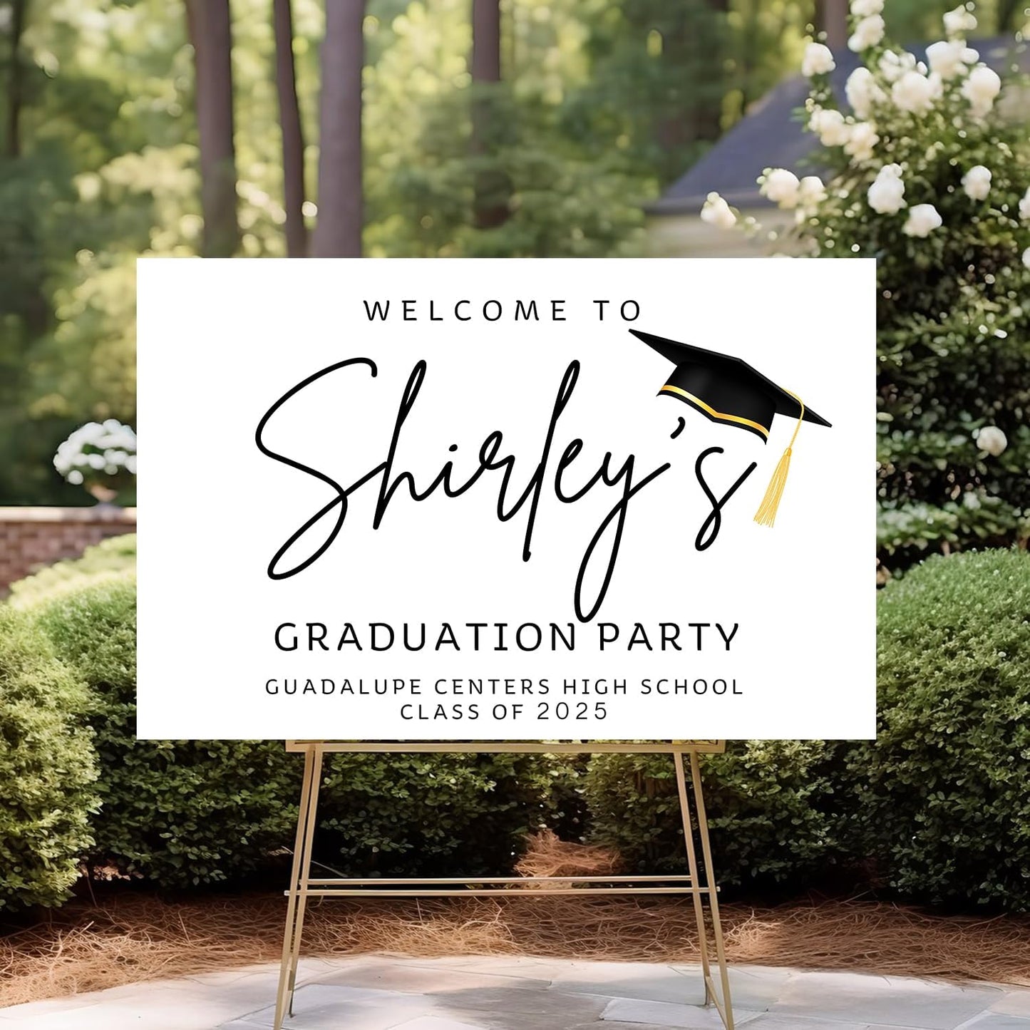 Graduation Party Welcome Sign Graduation, Graduation Party Sign, Graduation Yard Signs, Graduation Decor 2024, Welcome Congratulations Celebration, High School College Graduation 2024