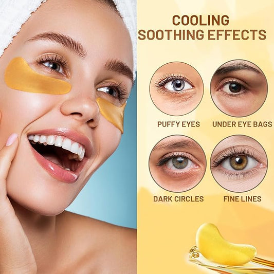 30 Pairs Lip Mask & Eye Mask, Eye Patches for Puffy Eyes, Chapstick Bulk, Bridesmaid Gifts, Lip Balm Bulk, Lip Gloss Bulk, Hangover Kit, Bulk Gifts, Mothers Day Gifts, Galentines Day Decorations