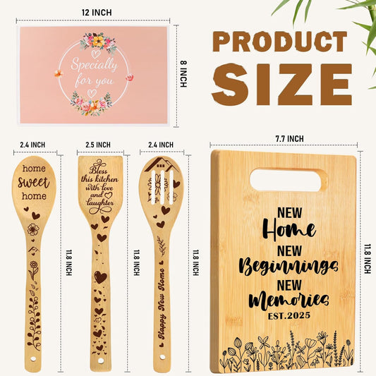Housewarming Gift for New House Homeowner, House Warming Gifts New Home 2025 Cutting Board Gift, First Home Gift for Neighbor, Realtor Closing Gifts for Home Buyers New Home