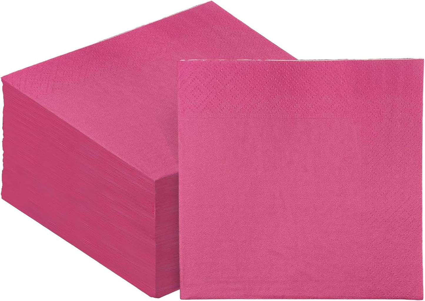 240 Count Dinner disposable Napkins Paper Peach Pink Napkin for Cocktail Birthday, Wedding, Party, Lunch, Dessert Napkins（5 * 5inch）