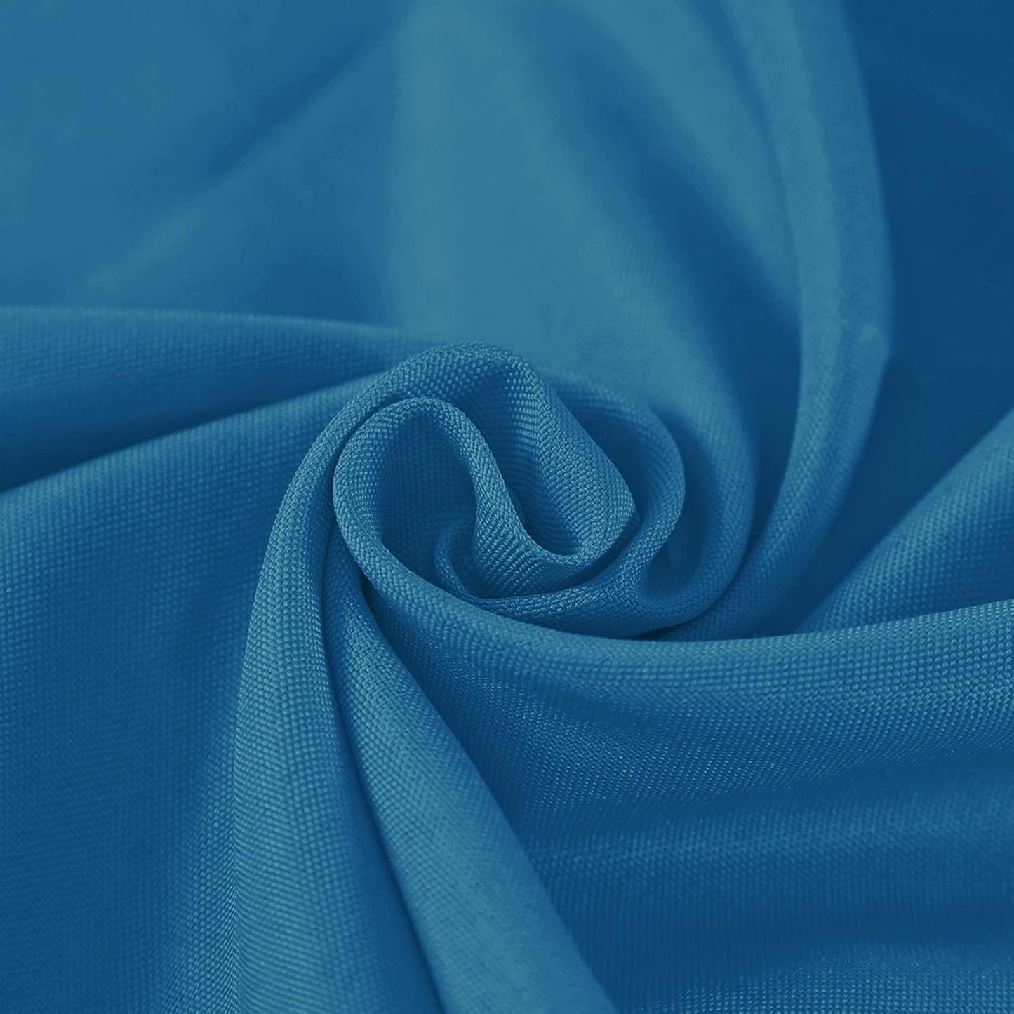 108 inch Round Tablecloth Washable Polyester Table Cloth Decorative Table Cover for Wedding Party Dining Banquet（108 inch, Mediterranean Blue）