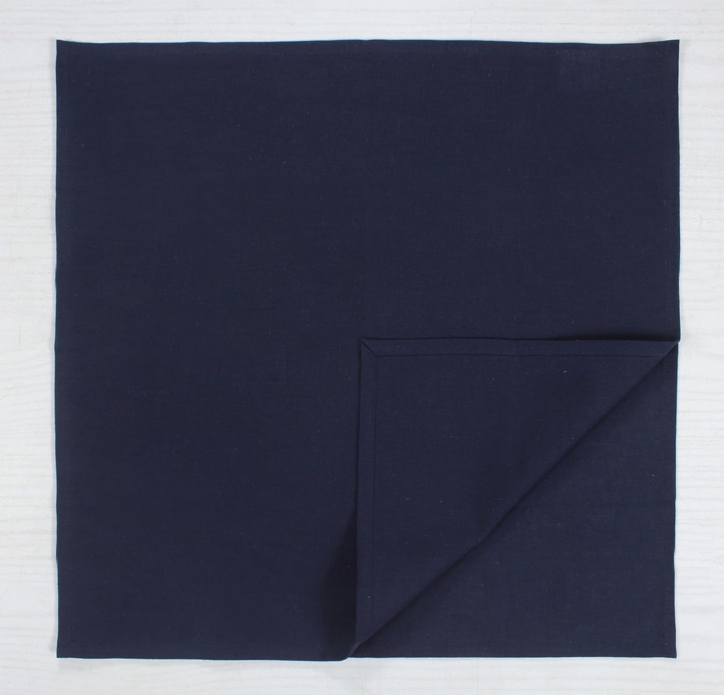 ANA Cloth Napkins Set of 12 (17.5x17.5) inch 100% Cotton Dinner Napkin Washable Hotel Quality Reusable Kitchen & Table Linen for Fall Thanksgiving Family Dinners Weddings & Everyday Use - Navy