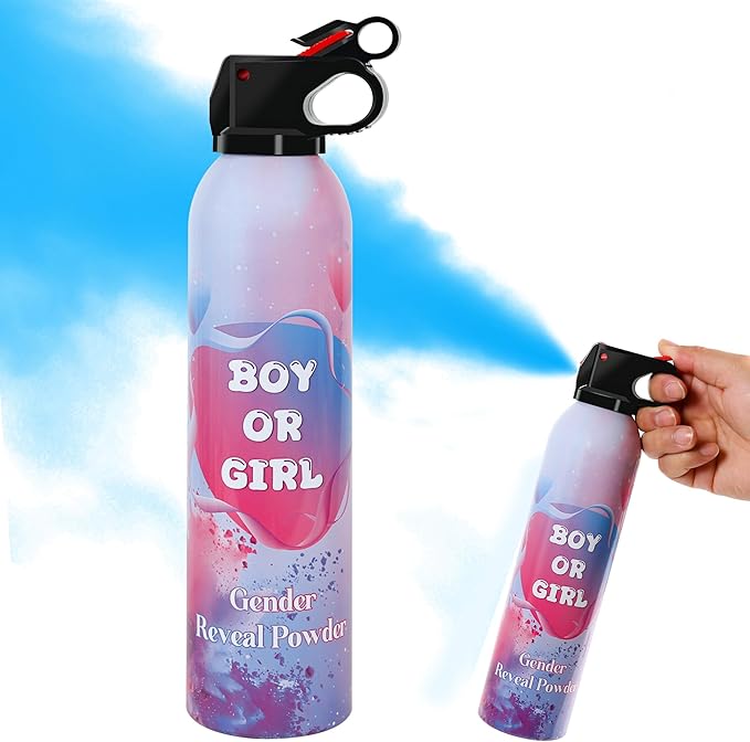 1 Pack Blue Gender Reveal Powder Idea, Fun Party Supplies for Baby Shower Gender Reveal Celebration, Decorations
