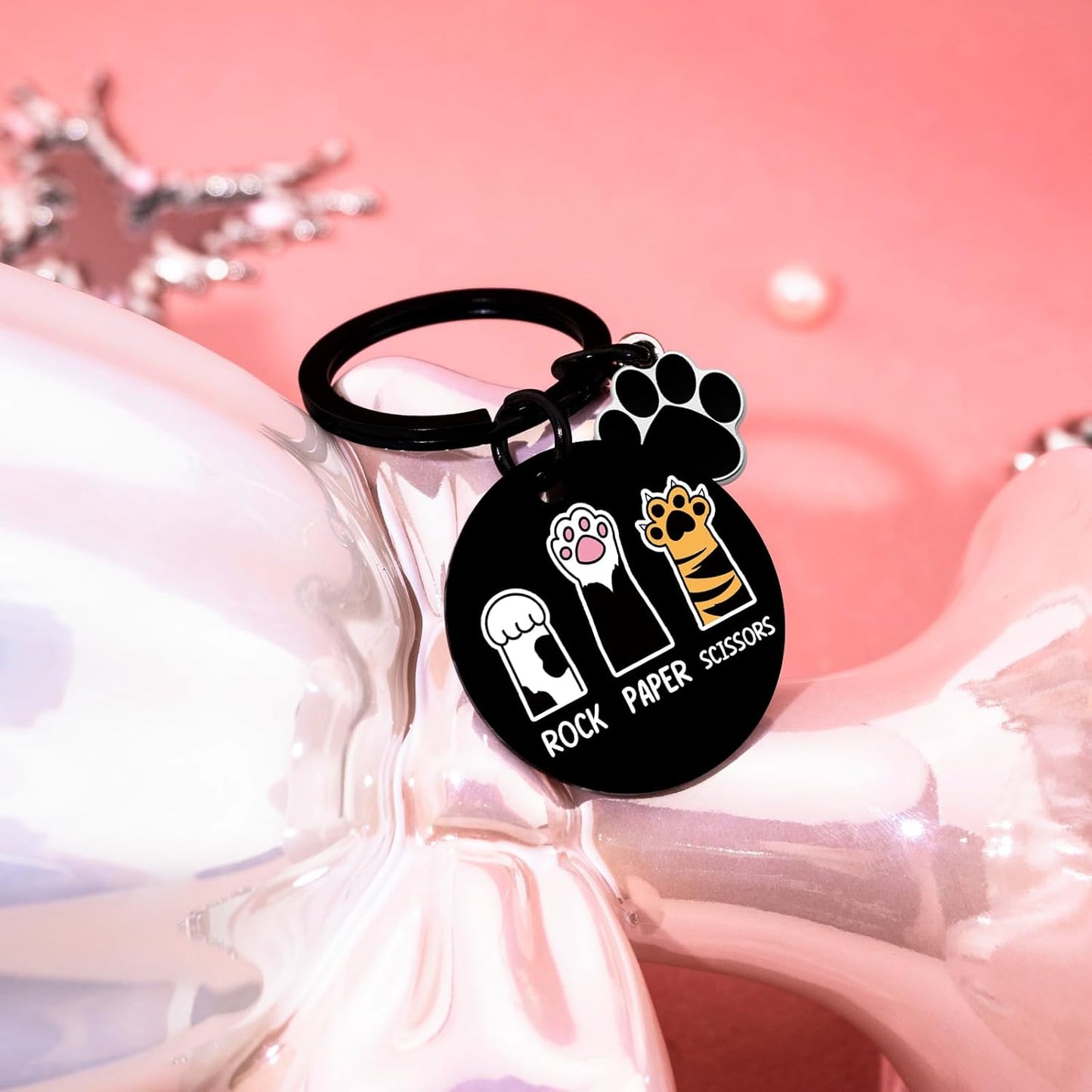 Cat Mom Gifts Cats Themed keychain Cats Lovers Gifts for Women