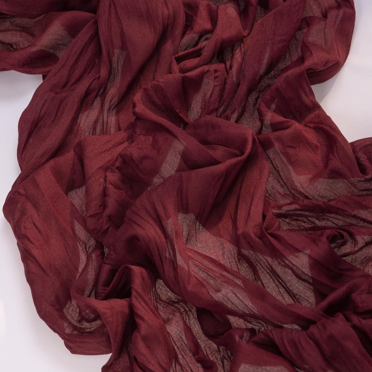 MLMC 3 Pack Burgundy Red Table Runner 10ft Rustic Gauze Wine Red Cheese Cloth Table Runner 35x120 Inches Cheesecloth Centerpiece for Wedding Bridal Shower Anniversary Events Fall Halloween Decor