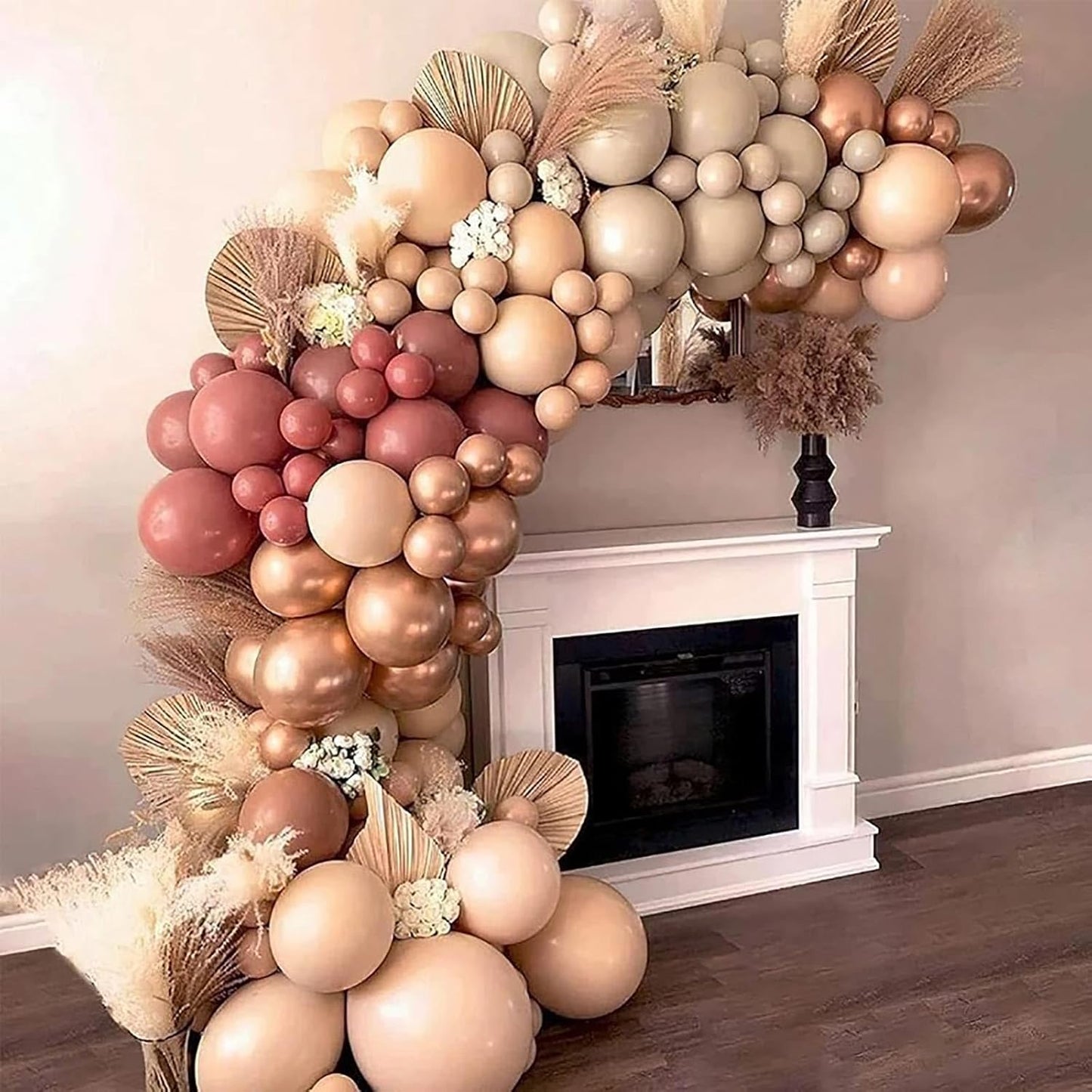 KALOR 18 inch Comellia Balloons, 10pcs Thick Latex Round Helium Balloons for Birthday Family Party Wedding Party Baby Shower Decoration Supplies