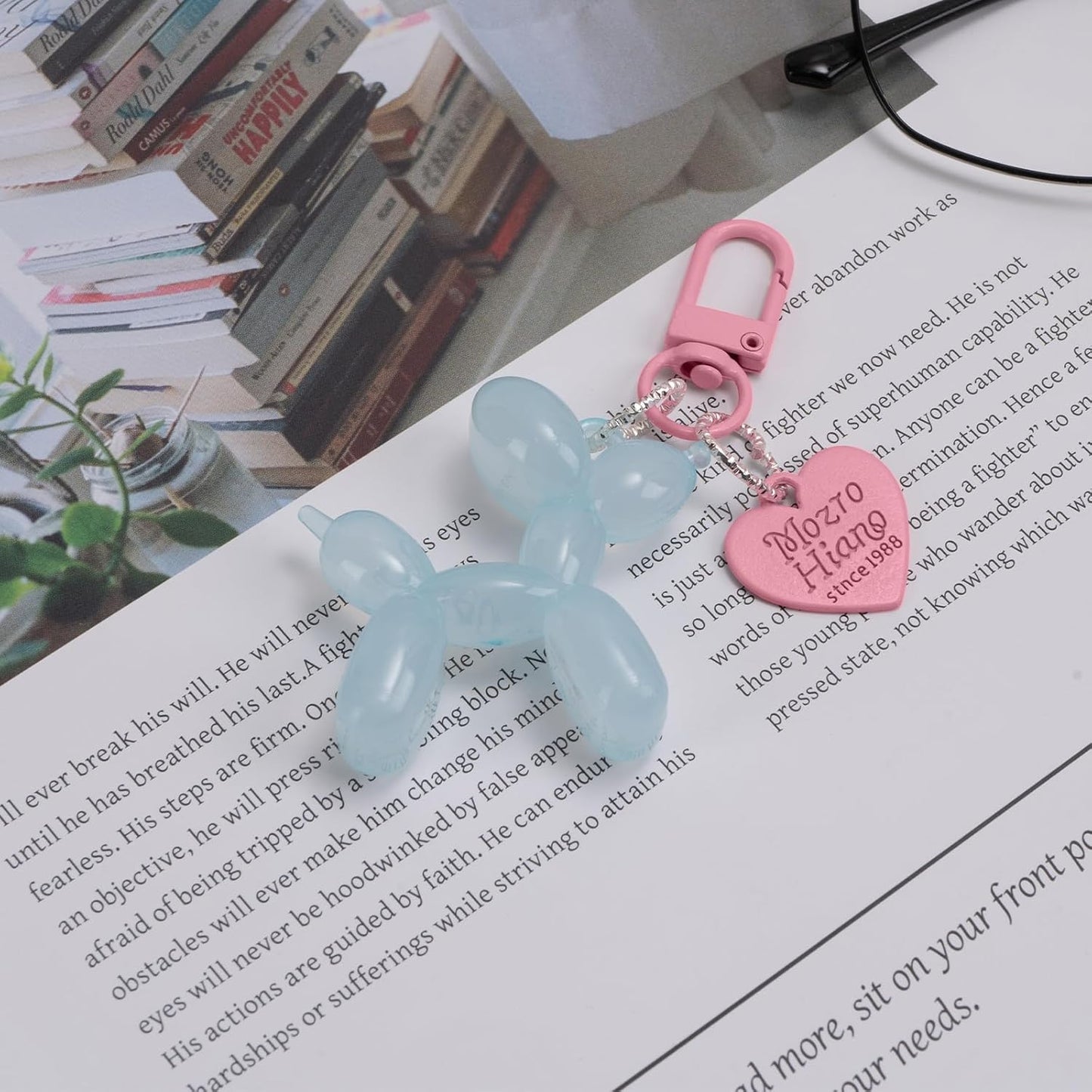 Balloon Dog Keychain Cute Bag Charm Handbag Purse Key Accessories
