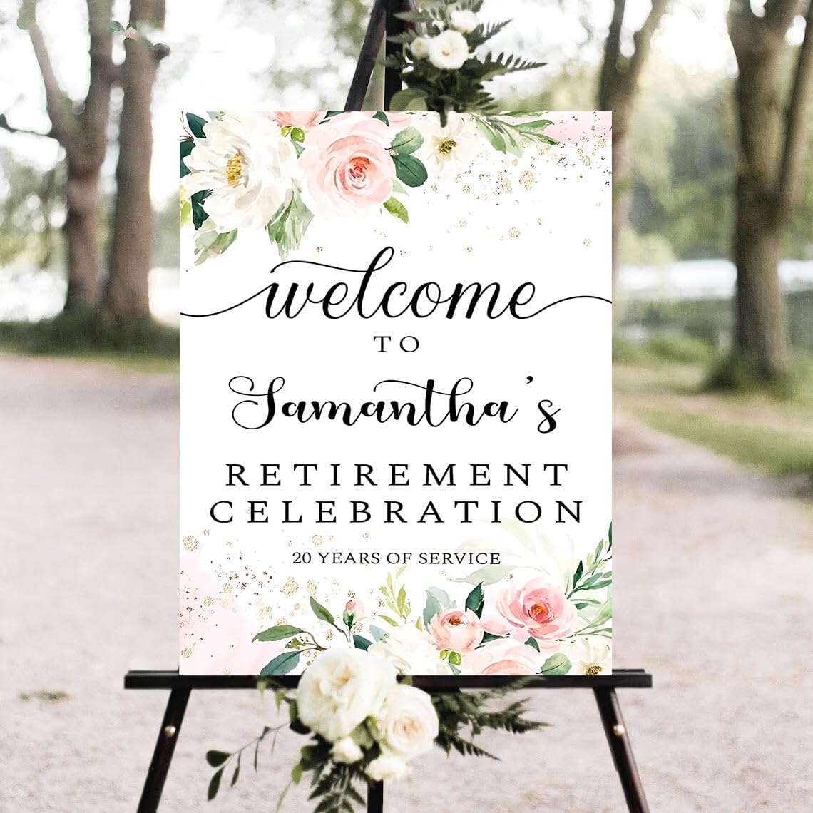 Personalized Retirement Yard Sign, Retirement Celebration Welcome Sign, Retirement Party Sign, Retirement Decorations, Retirement Outdoor Sign, Retirement Home Decor, Retirement Celebration Sign #14