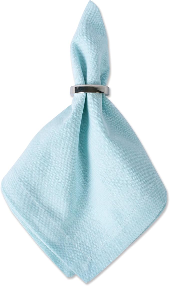 DII Chambray Kitchen, Tabletop Collection, Aqua, Napkin Set