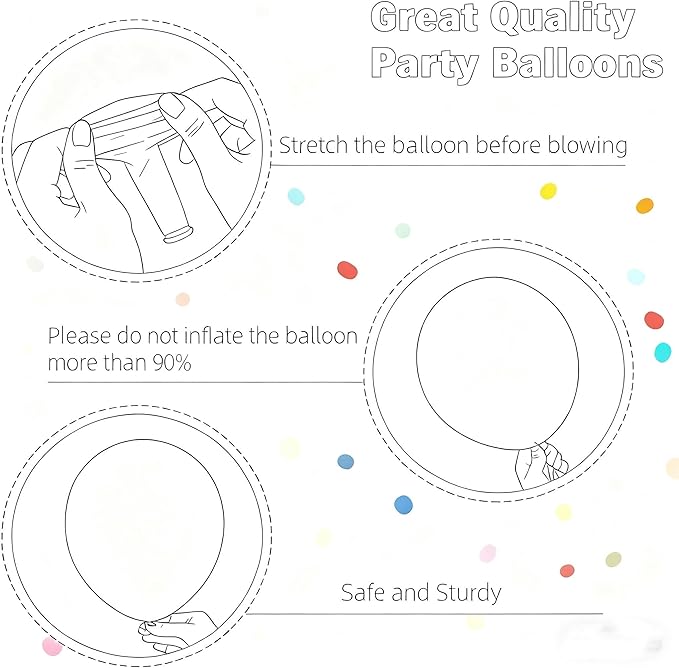 412pcs Light Blue Balloons Different Sizes 18 12 10 5 Inch, baby blue balloon Arch Kit for Birthday Gender Reveal Baby Shower Party Decoration