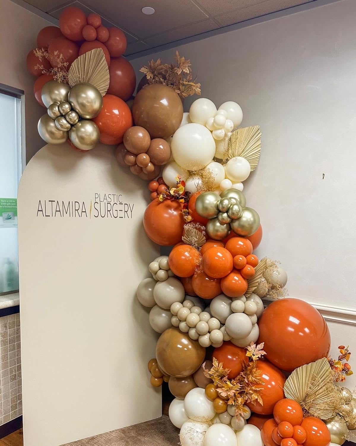 160Pcs Fall Balloons Garland Arch Kit - Orange Coffee Brown Gold White Sand Boho Latex Balloon for Autumn Birthday Hello Fall Little Pumpkin Baby Shower ThanksGiving Themed Party Decorations