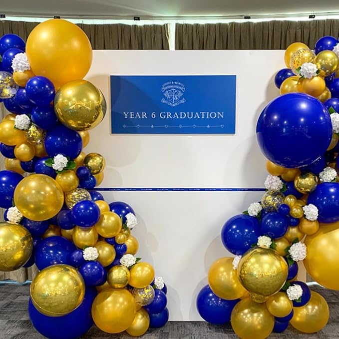 Royal Blue Balloons 12 inch, Royal Blue Latex Balloons 50pcs Party Balloons for Graduation Baby Shower Wedding Baseball Birthday Party Decorations