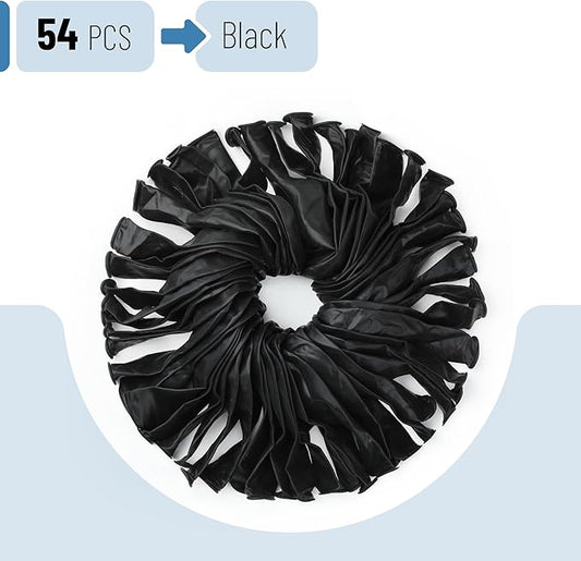 Mr. Pen- Balloons, 12 Inch, 54 Pack, Black, Party Balloons