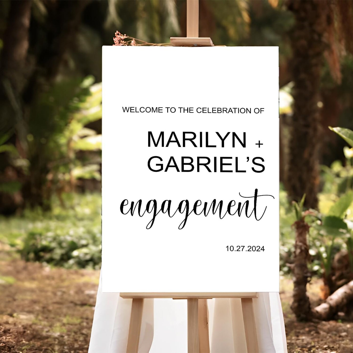 Wedding Welcome Sign - Engagement Party Sign