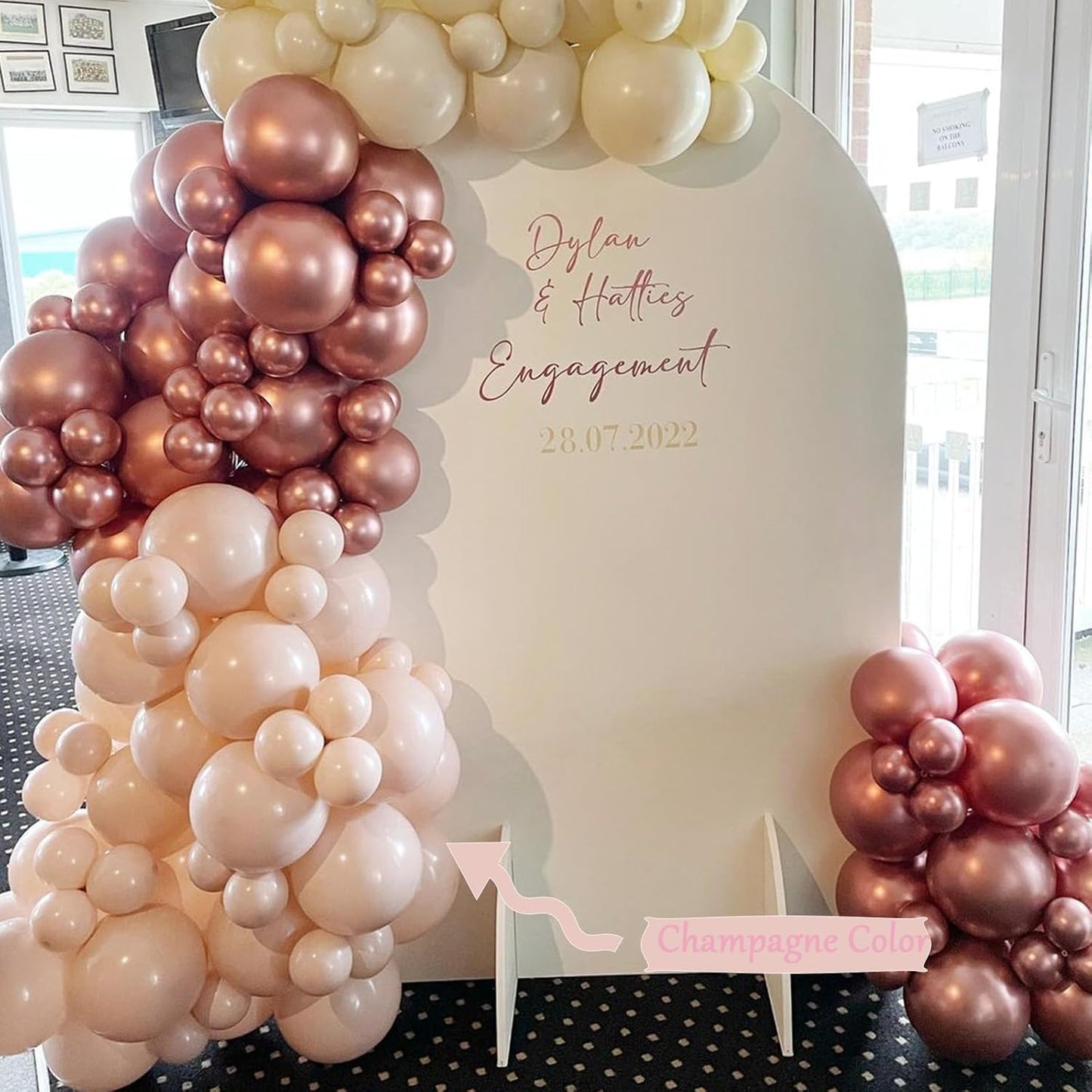 Champagne Balloons - Champagne Balloons Different Sizes 18 12 10 5 Inches, Nude Balloon Garland Arch for Safari Party Birthday Baby Shower Bridal Shower Neutral Decorations