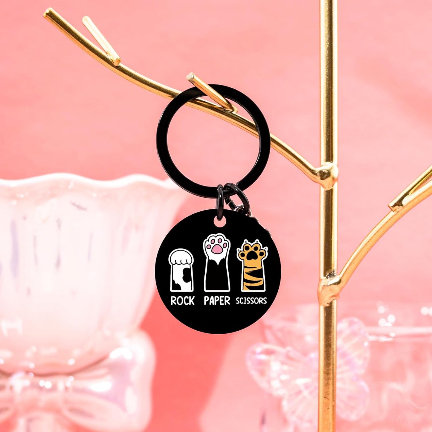 Cat Mom Gifts Cats Themed keychain Cats Lovers Gifts for Women