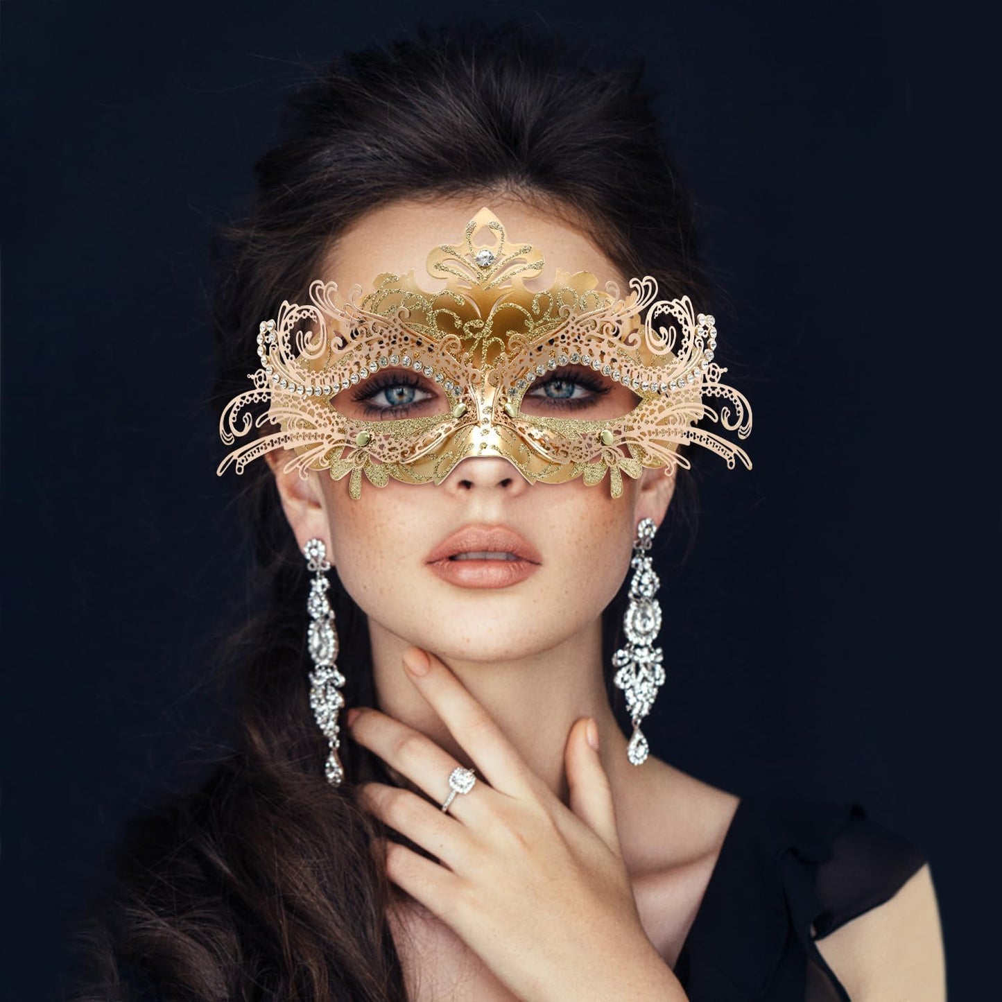 Coddsmz Masquerade Mask Venetian Masks Mardi Gras Mask Prom Ball Costume Mask Wedding Halloween Christmas Party Mask