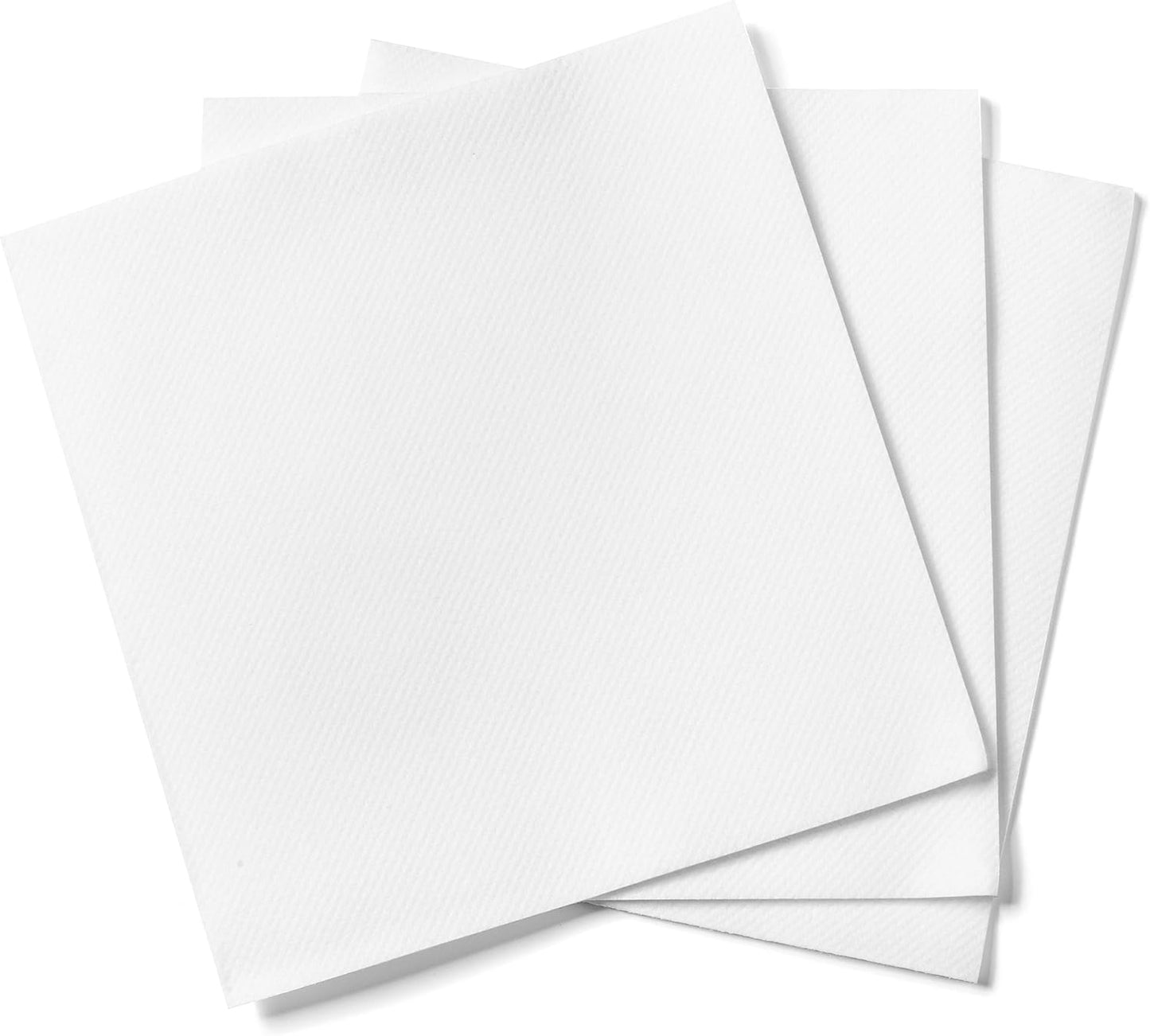 AH AMERICAN HOMESTEAD White Paper Napkins for Everyday Use - Disposable Linen-Like Lunch Napkins - Soft, Thick, and Absorbent Luncheon Serviettes (100 Pack)