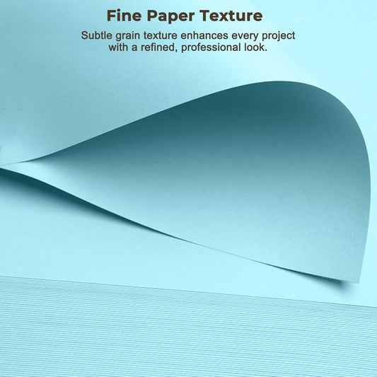 100 Sheets Light blue Cardstock 8.5 x 11 Cardstock Printer Paper 65 lb/180 gsm, Card Stock Paper for Printer, Drawing,Gift tags,Invitations