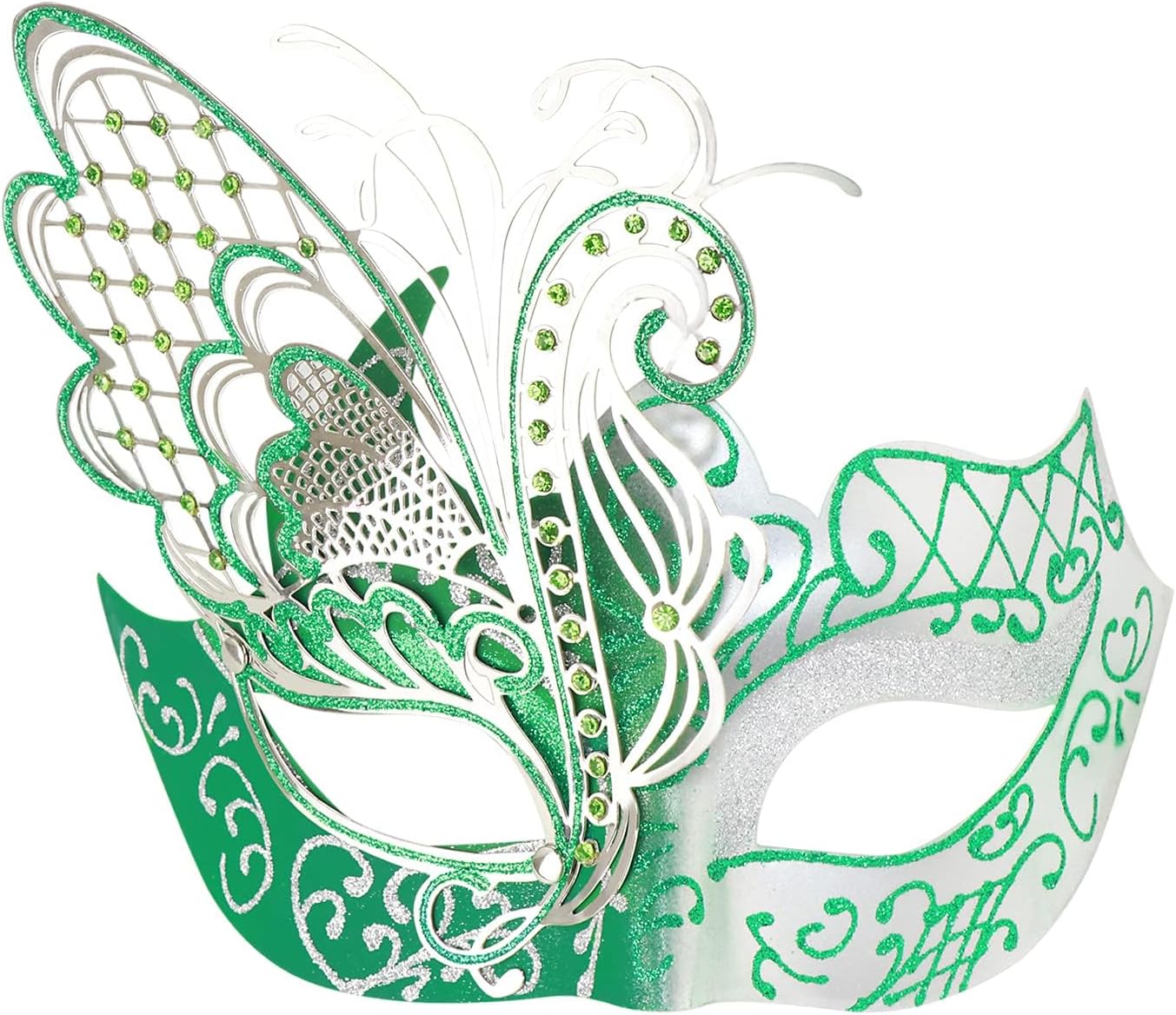 Mysterious Venetian Butterfly Lady Masquerade Halloween Party Mask Evening Prom Ball Mask Bar Costumes Accessory