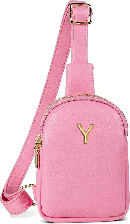 Personalized Gifts for 6 7 8 9 10 11 12 13 14 15 16 17 18 Years Old Teen Girls, Cute Sling Purse for Girls, Handsfree Travel Crossbody Bags, Monogrammed Gift, Cute Trendy Stuff