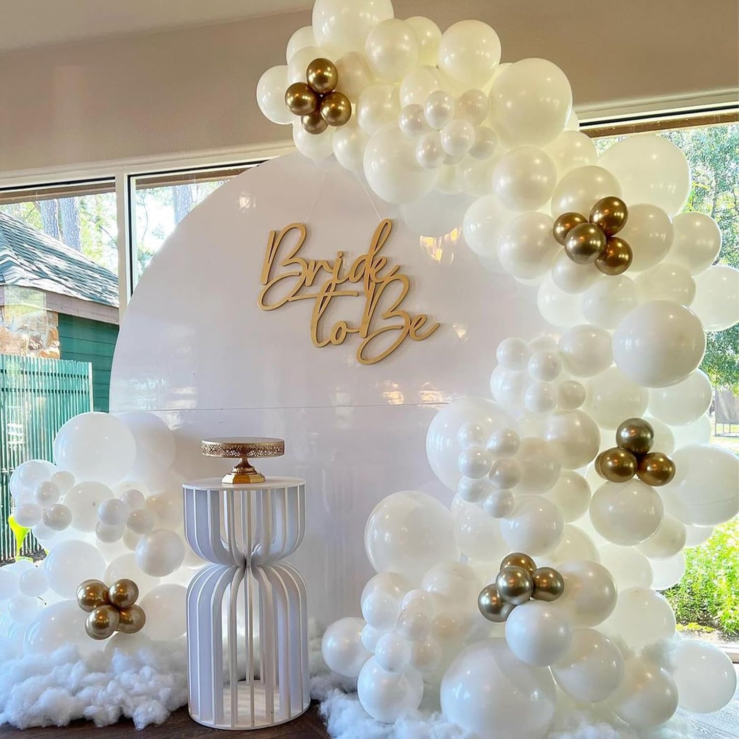 White Balloons, 30pcs - 12inch, White Matte Latex Balloons for Arch, Garland, Bouquet, Party Decorations, BLSR010